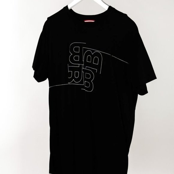 Bally Black Stitched-Graphic Short-Sleeve Tee - Picture 2 of 6
